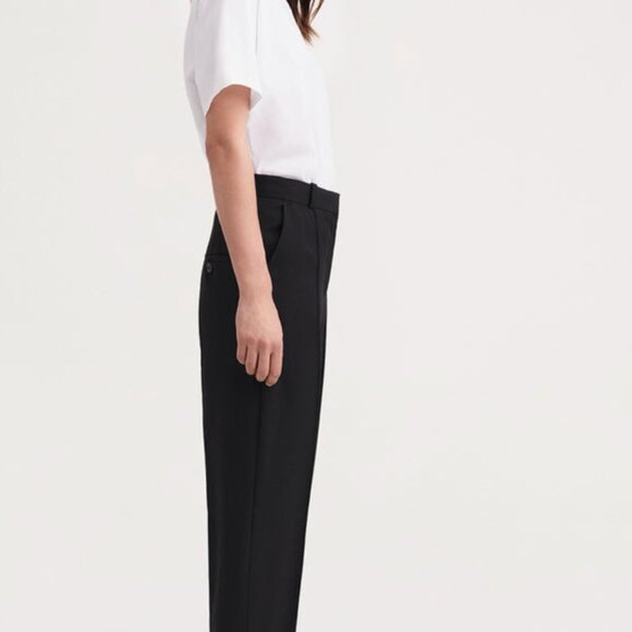 TOTEME Sewn pleat wool trousers Black Size 36 - LIKE NEW - Picture 3 of 11